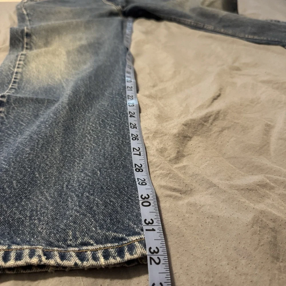 Vintage Levi's 505 Regular Fit Men's Jeans Orange Tab 90s Size 40x32 100% Cotton